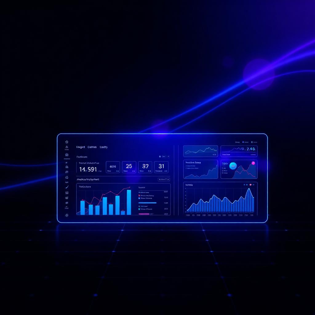 Small business owner working calmly with AI tools